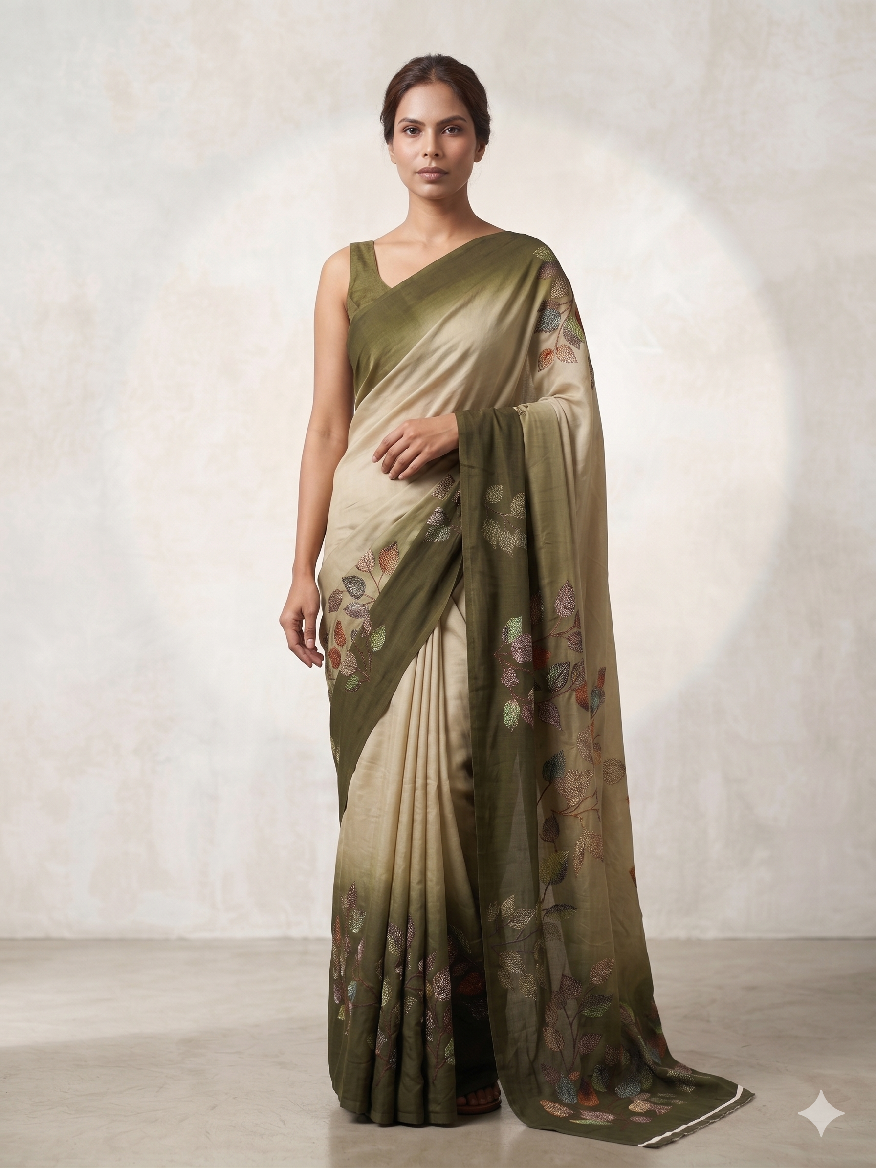 Georgette Silk Saree